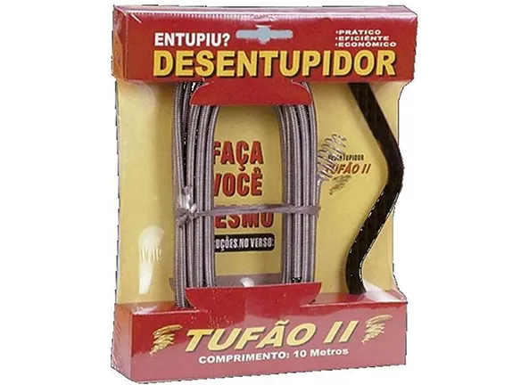 Valor de Desentupidor de Canos Tufão Profissional com Mola Rotativa 10m Pias, Vaso Sanitário e Calhas